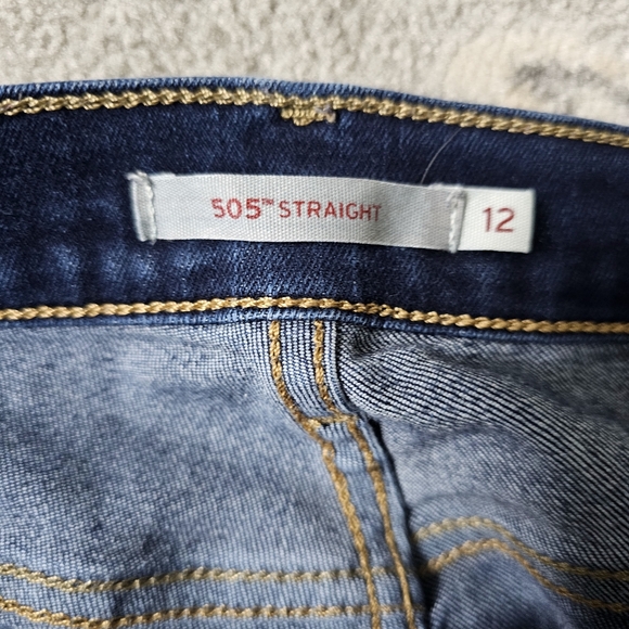 505 Straight Women's Jeans size 12 - Picture 5 of 8